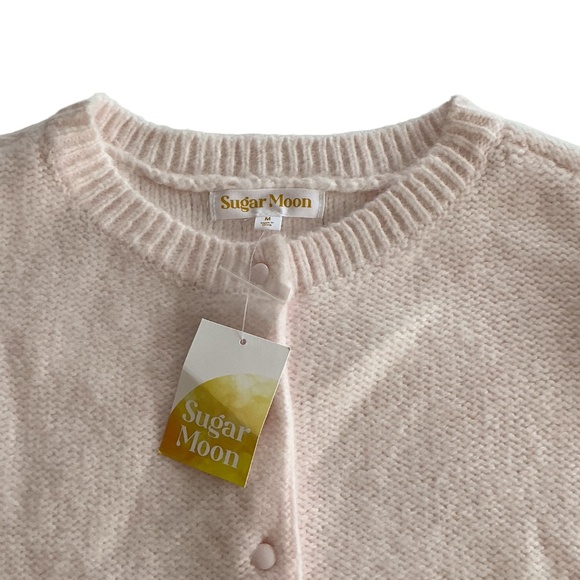 Sugar Moon Cardigan Button-Front Light Pink - Picture 4 of 14